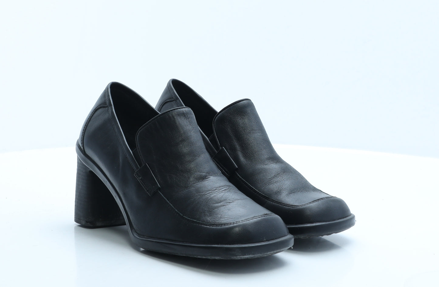 Clarks Womens Black Polyester Court Heel UK 5.5 EUR 38.5