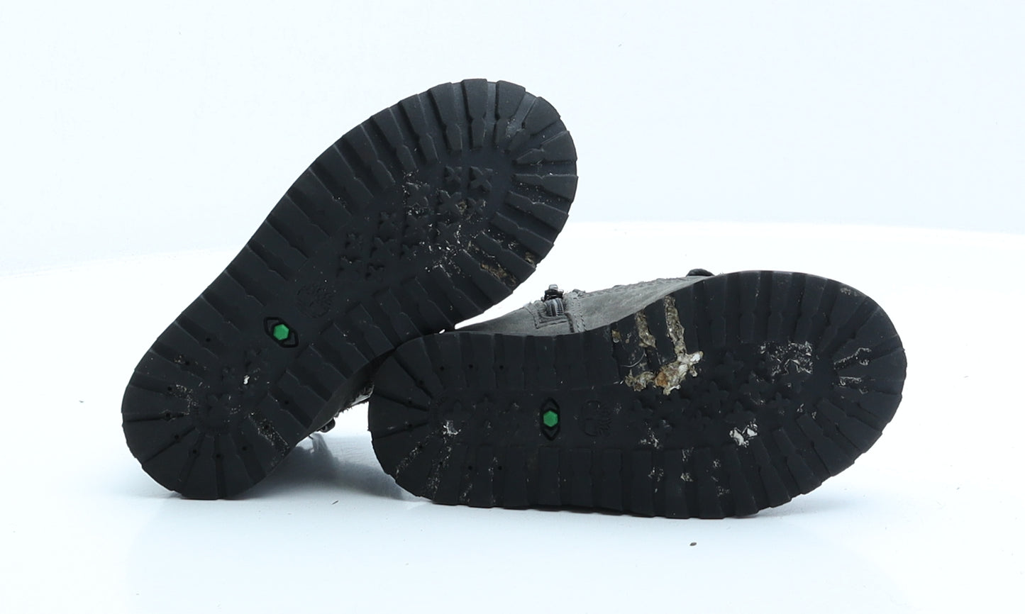 Timberland Boys Grey Faux Suede Combat Boot UK 7.5 EUR 25