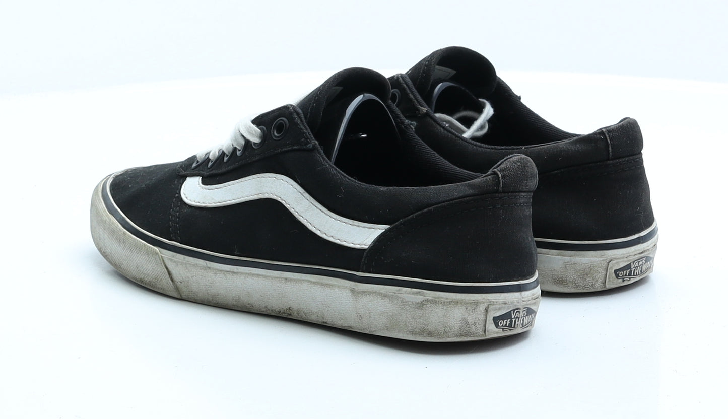 VANS Womens Black Polyester Trainer UK 4.5 EUR 37.5