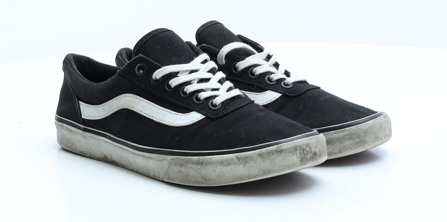 VANS Womens Black Polyester Trainer UK 4.5 EUR 37.5