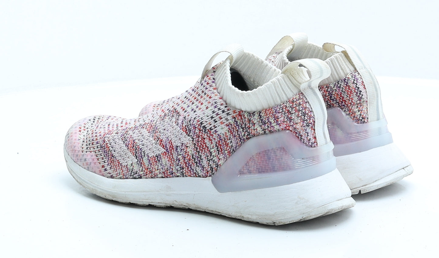 adidas Womens Multicoloured Striped Polyester Trainer UK 3.5 EUR 36