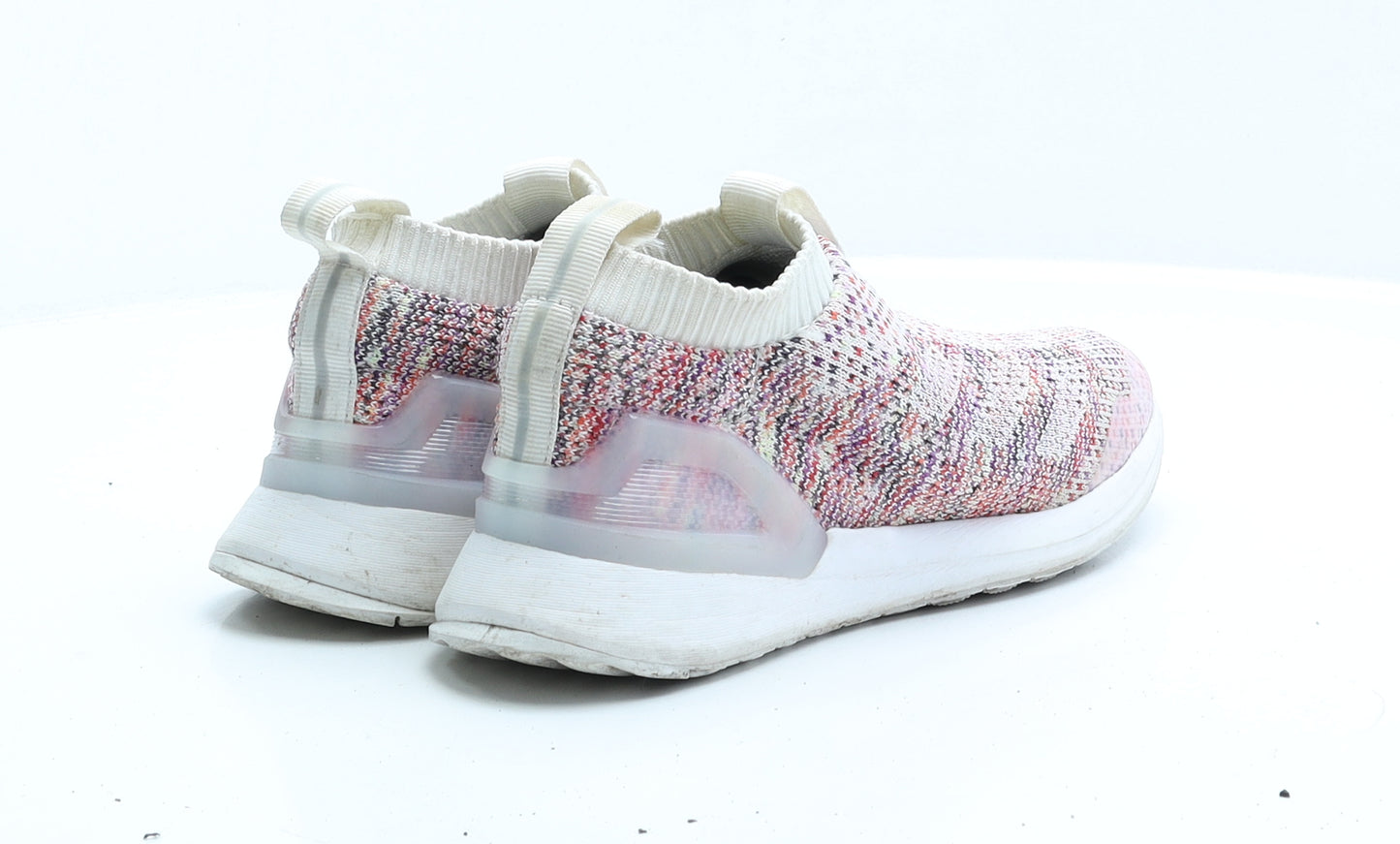 adidas Womens Multicoloured Striped Polyester Trainer UK 3.5 EUR 36