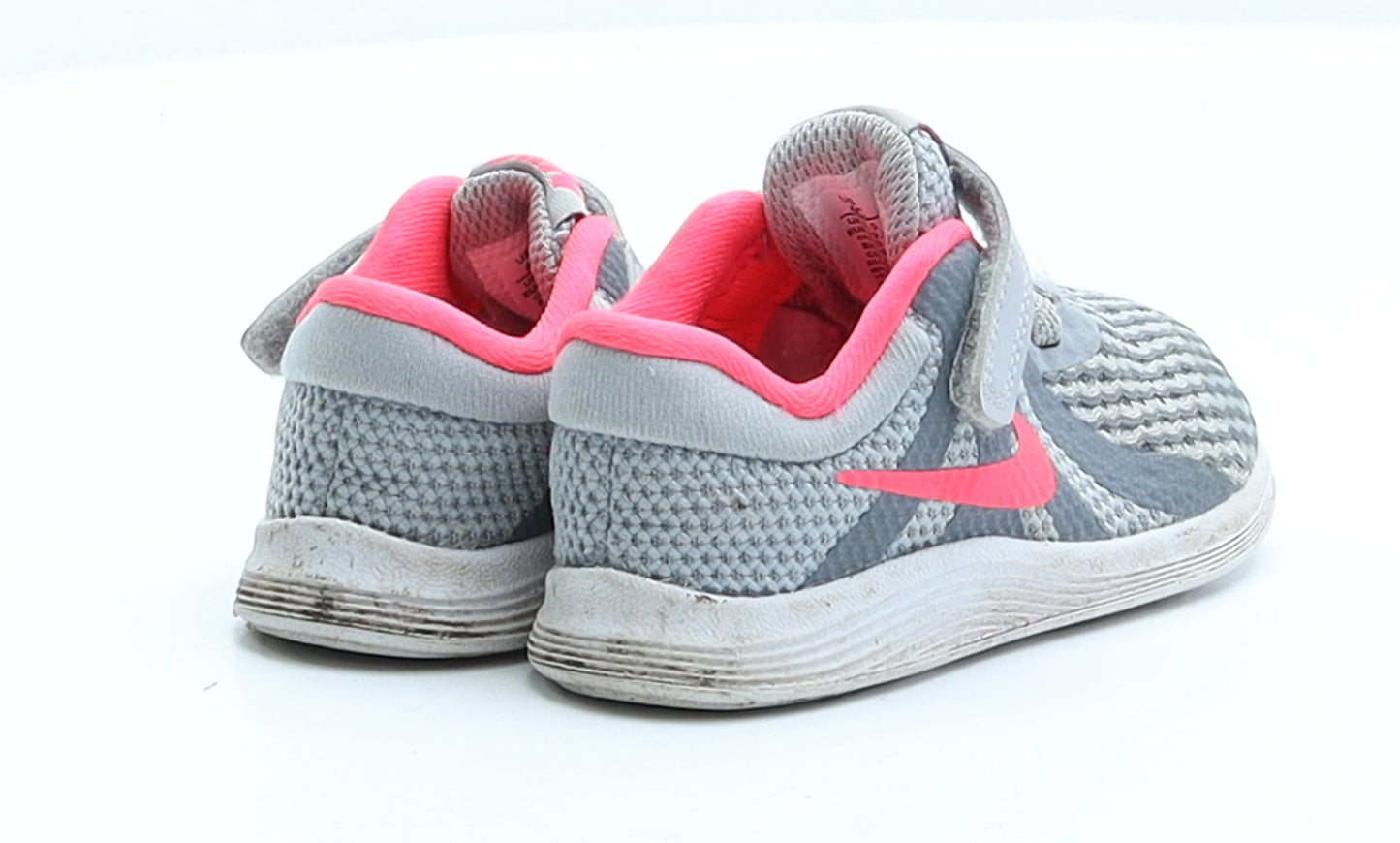 Nike Girls Grey Polyester Trainer UK 3.5 EUR 19