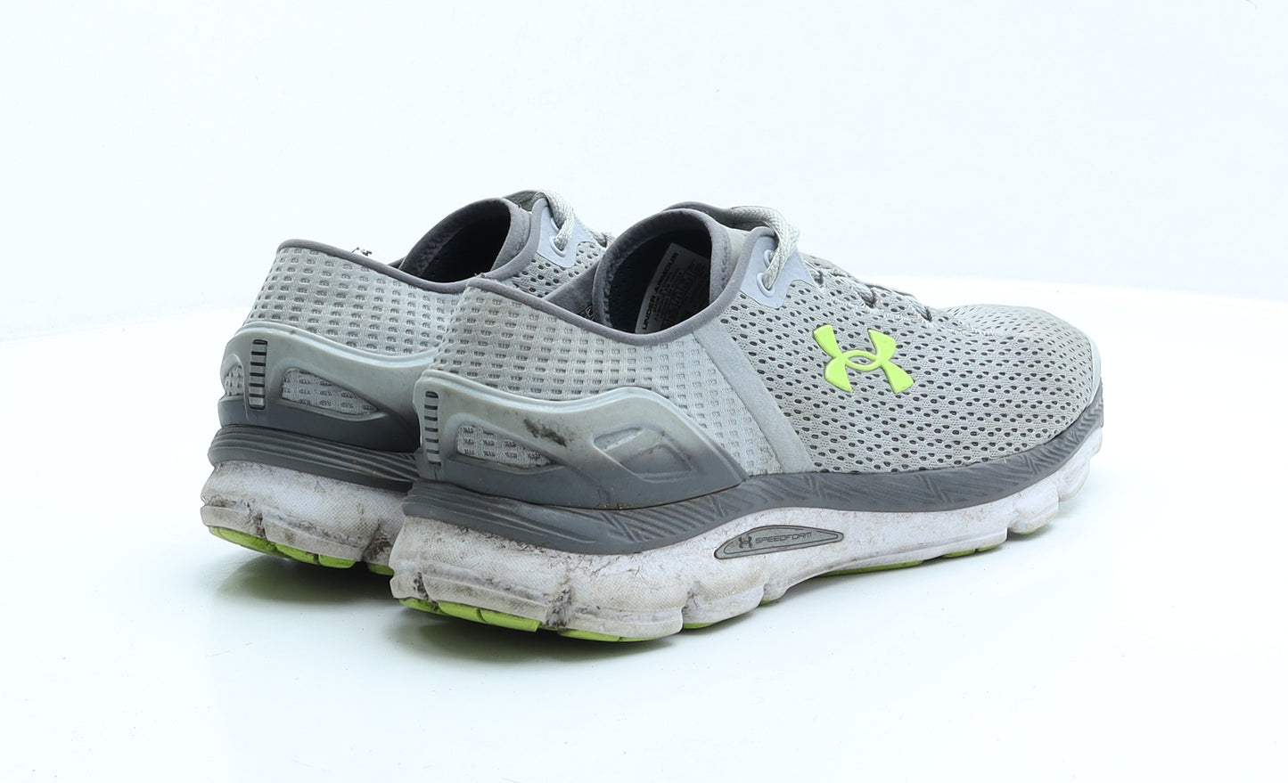 Under armour Mens Grey Polyester Trainer UK 9.5 EUR 44