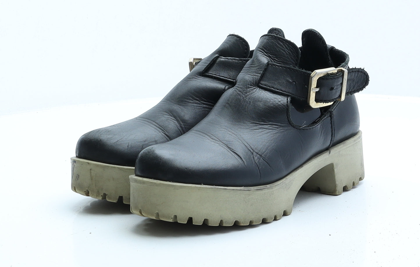 Universo Do Sapato Womens Black Faux Leather Chelsea Boot UK 3 EUR 36
