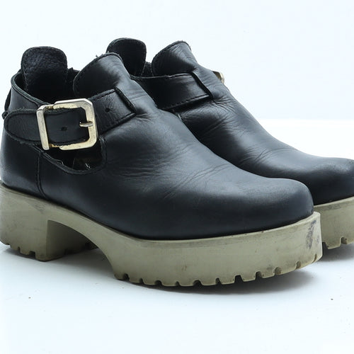 Universo Do Sapato Womens Black Faux Leather Chelsea Boot UK 3 EUR 36