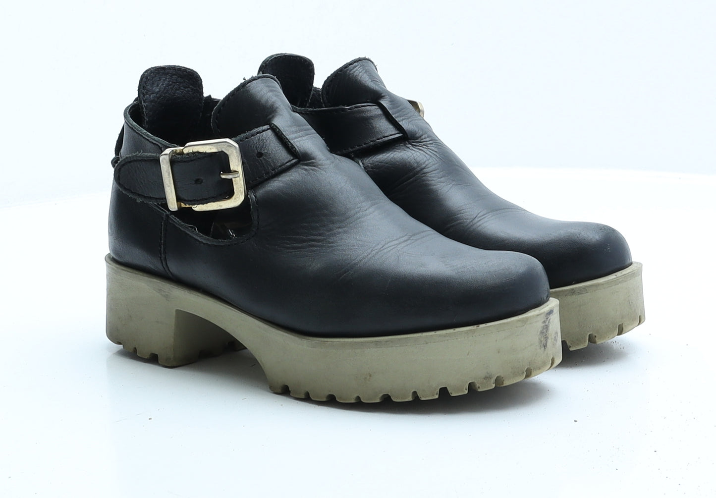 Universo Do Sapato Womens Black Faux Leather Chelsea Boot UK 3 EUR 36