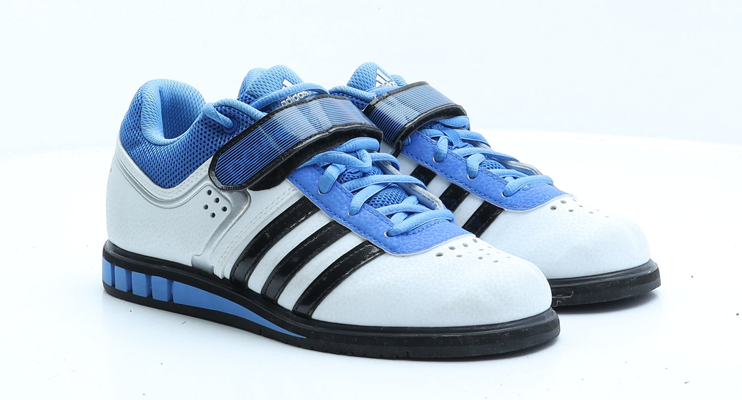 adidas Womens Multicoloured Faux Leather Trainer UK 5 EUR 38