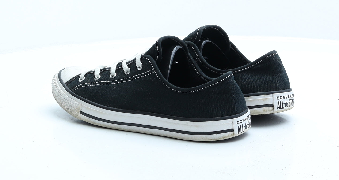 Converse Womens Black Polyester Trainer UK 5 EUR 38