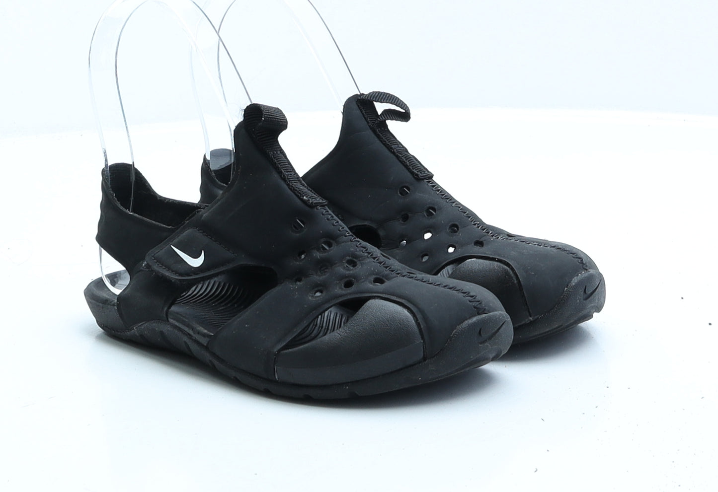 Nike Boys Black Rubber Sandal UK 11.5