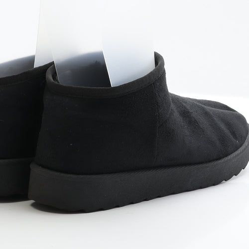 Primark Womens Black Polyester Shearling Style Boot UK 5 EUR 38