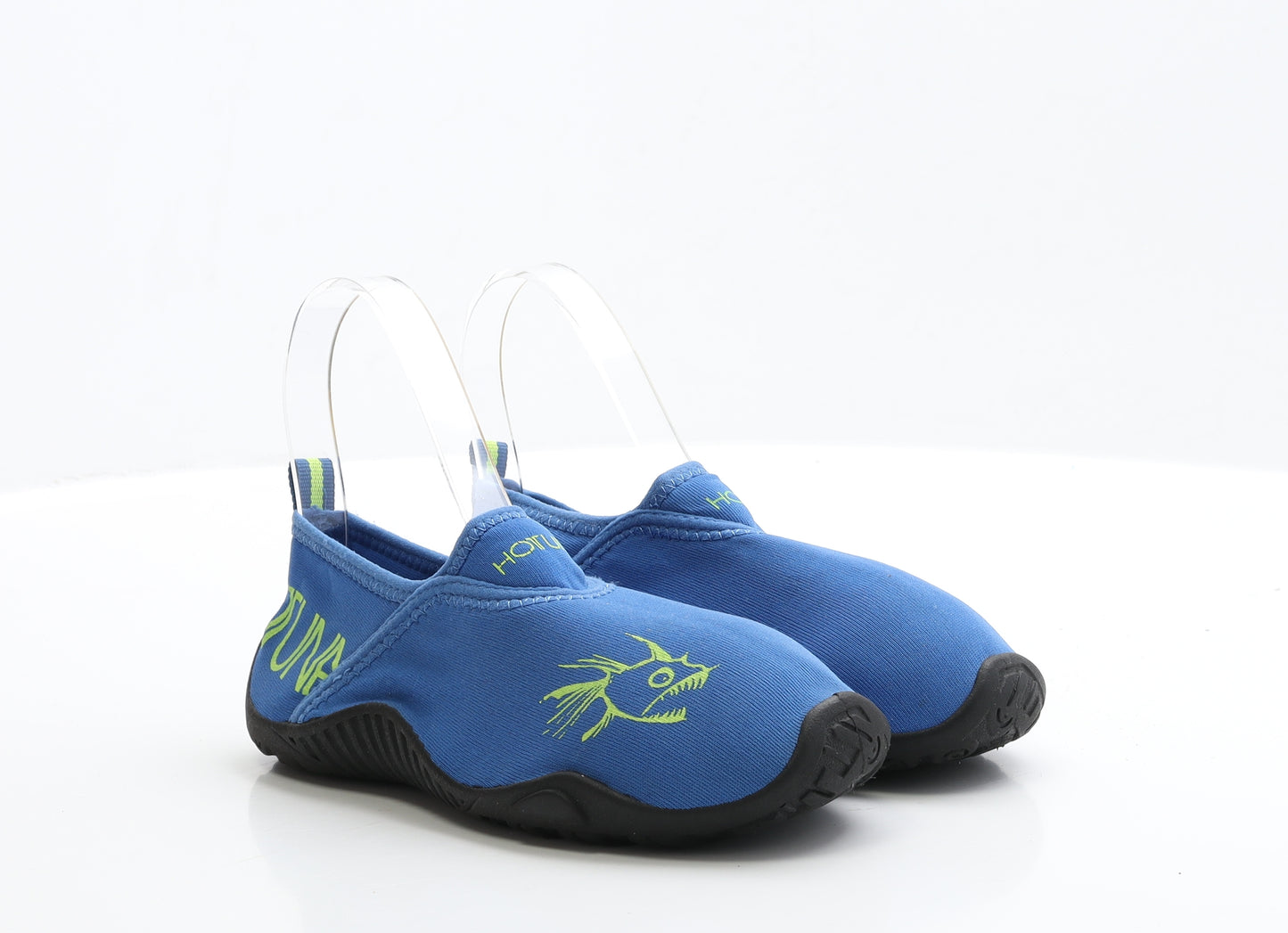 Hot Tuna Boys Blue Polyester Slip On Casual UK 2 EUR 34 - Aqua Shoes