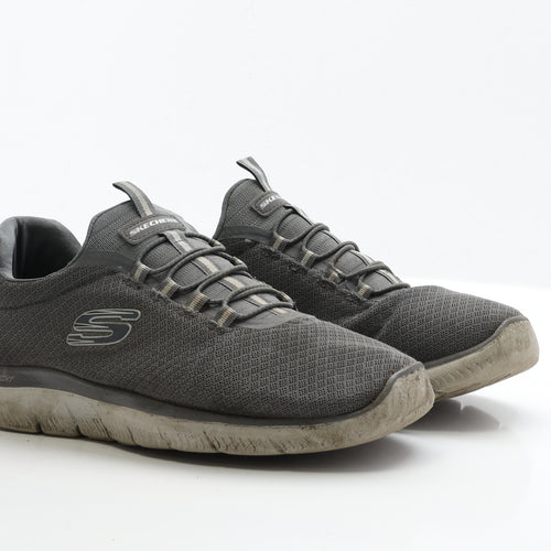 Skechers Mens Grey Polyamide Trainer UK 10 EUR 45