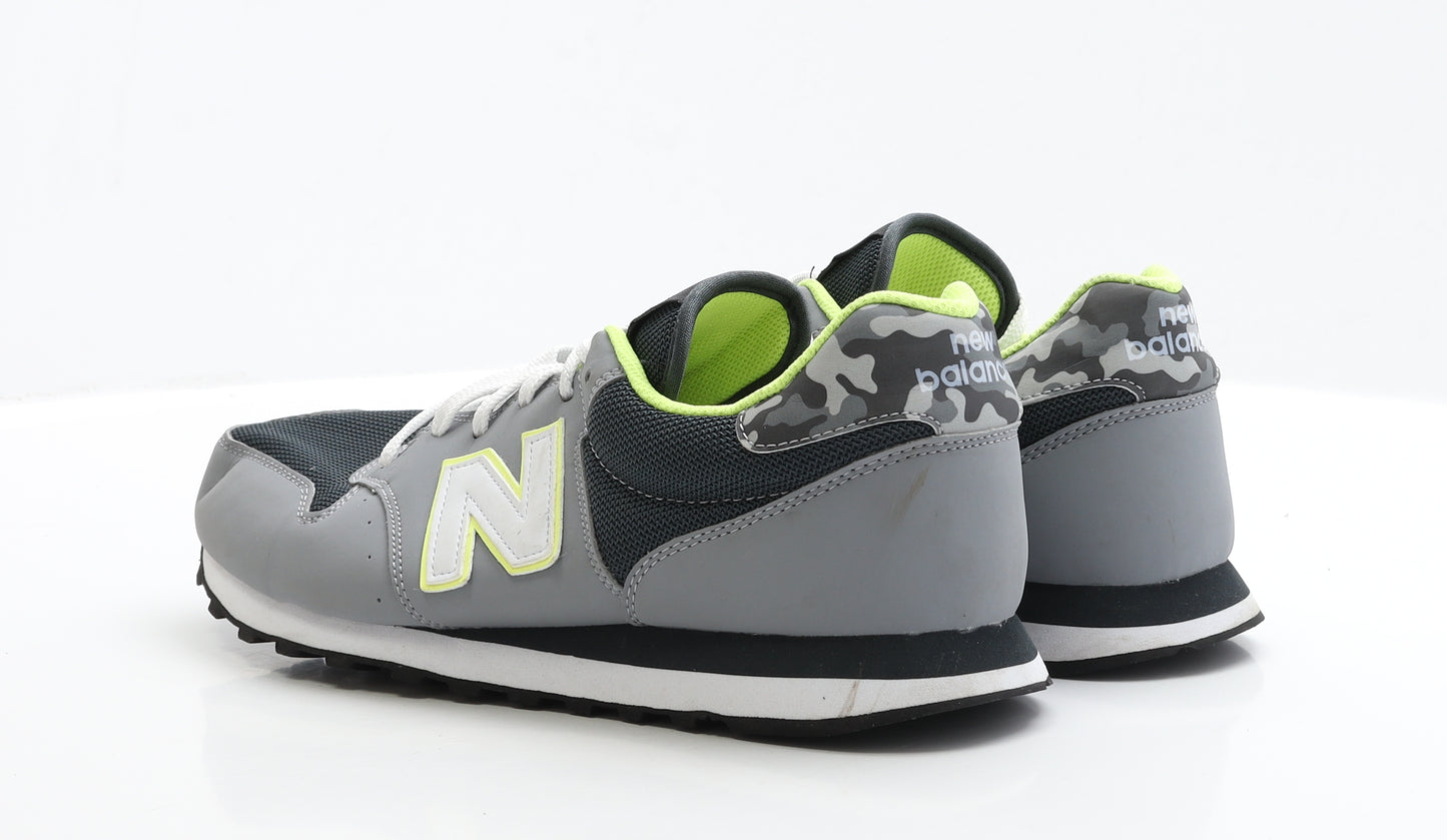 New Balance Mens Grey Polyester Trainer UK 10 EUR 44