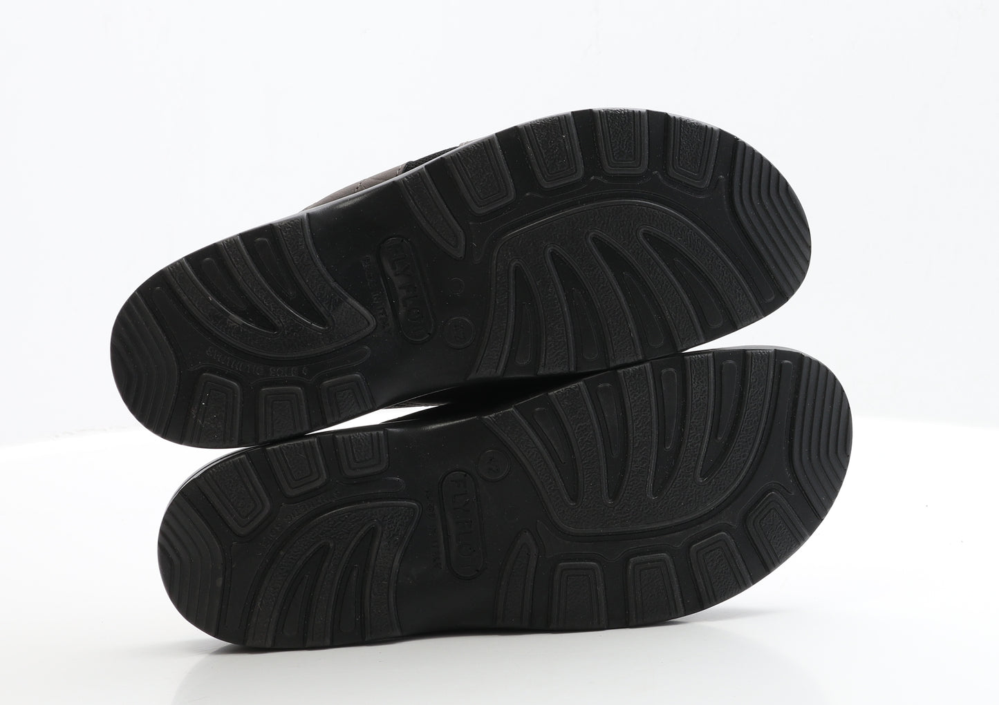 Fly Flot Mens Black Fabric Slip On Sandal UK 8 EUR 42