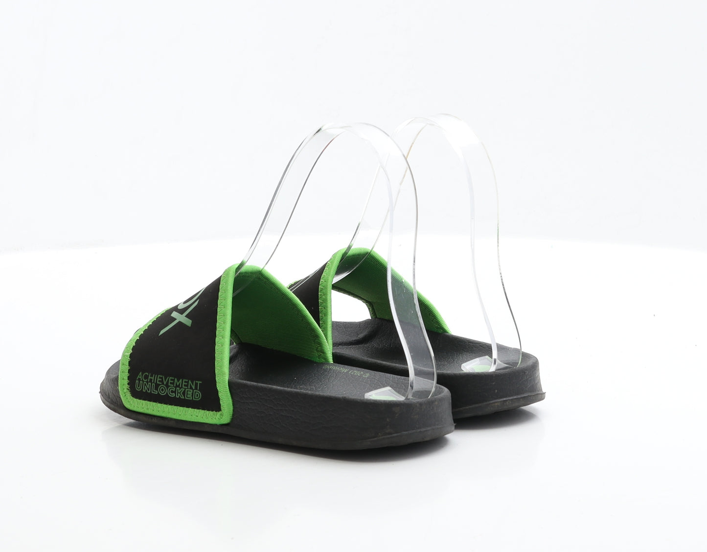 Xbox Boys Black Fabric Slider Sandal UK 12