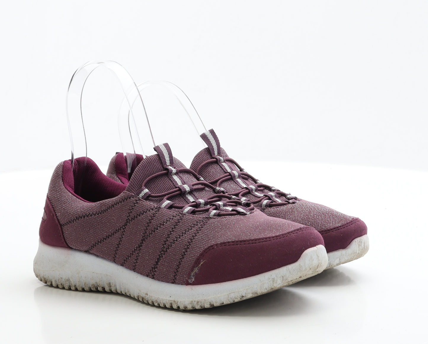 Go stroll Womens Purple Polyester Trainer UK 5