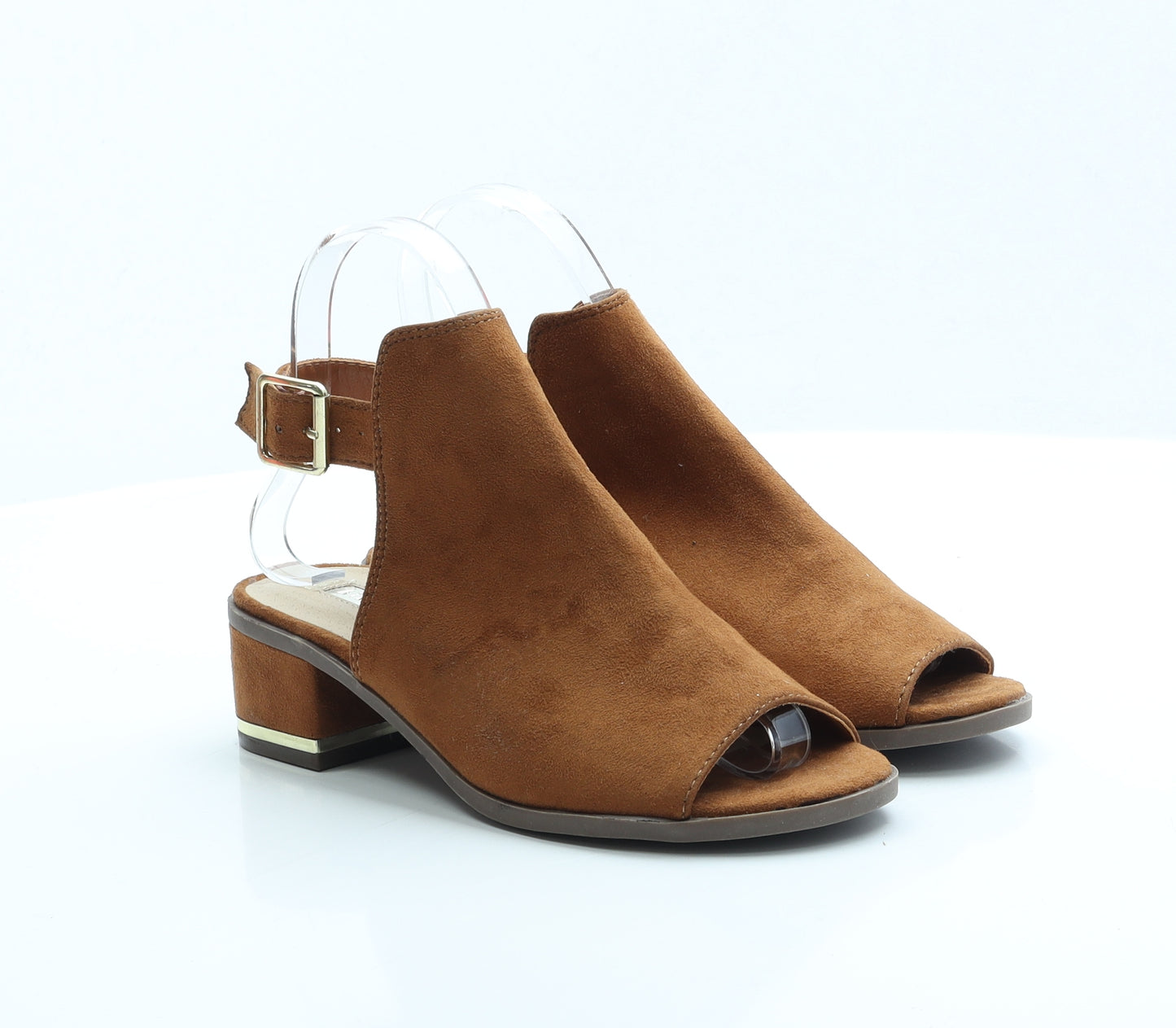 Atmosphere Womens Brown Faux Suede Bootie Boot UK 3 EUR 36 US 5