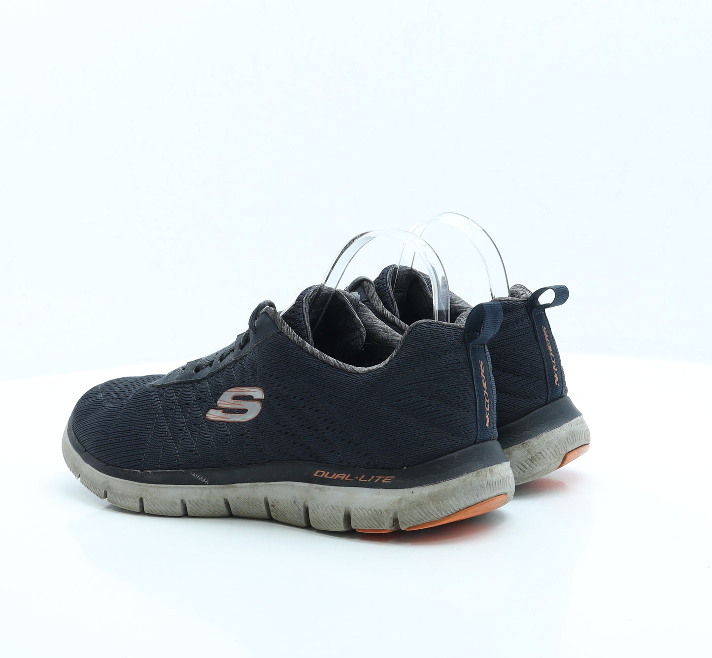 Skechers Mens Blue Fabric Trainer UK 9.5 EUR 44 US 10.5