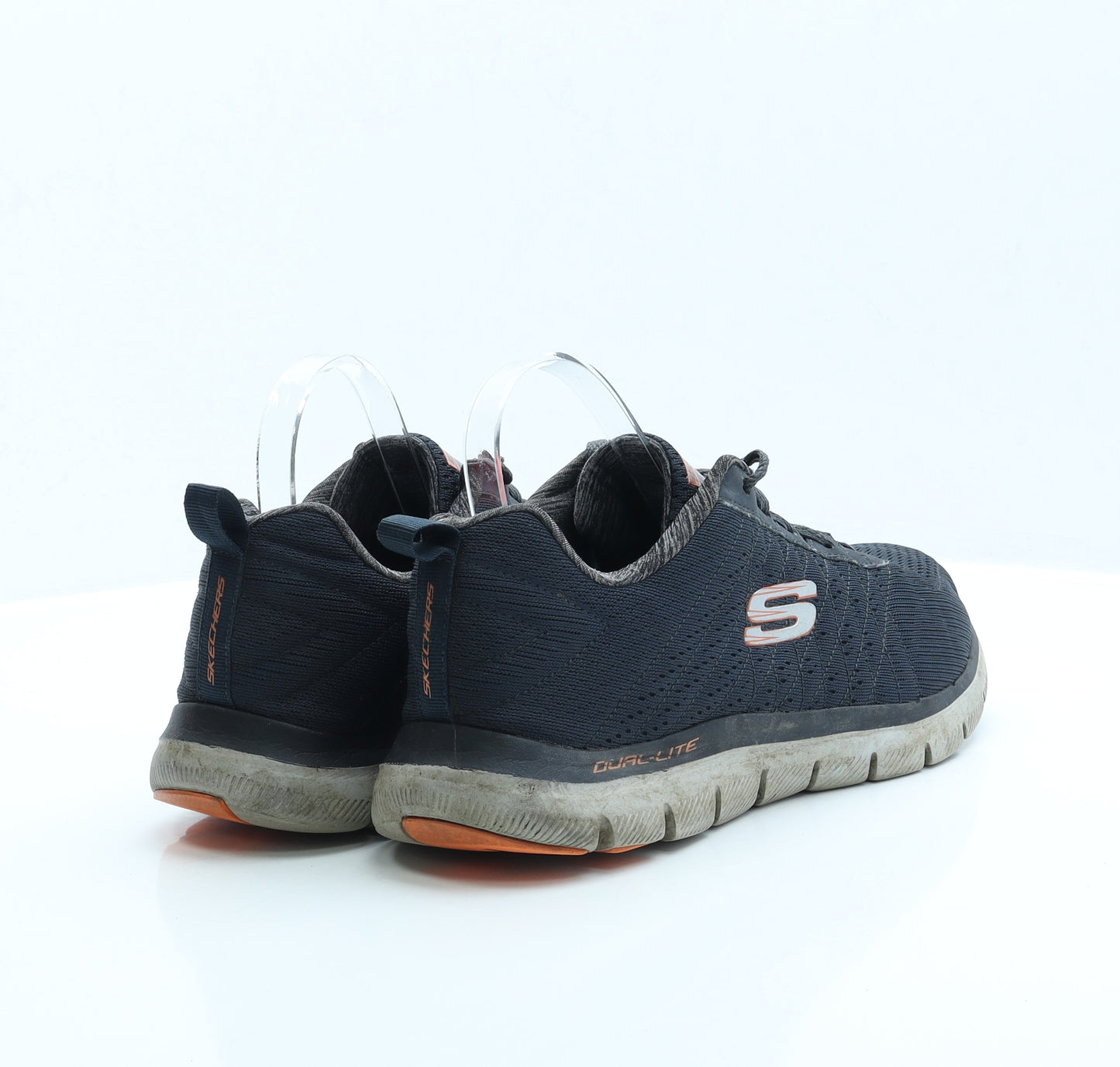 Skechers Mens Blue Fabric Trainer UK 9.5 EUR 44 US 10.5