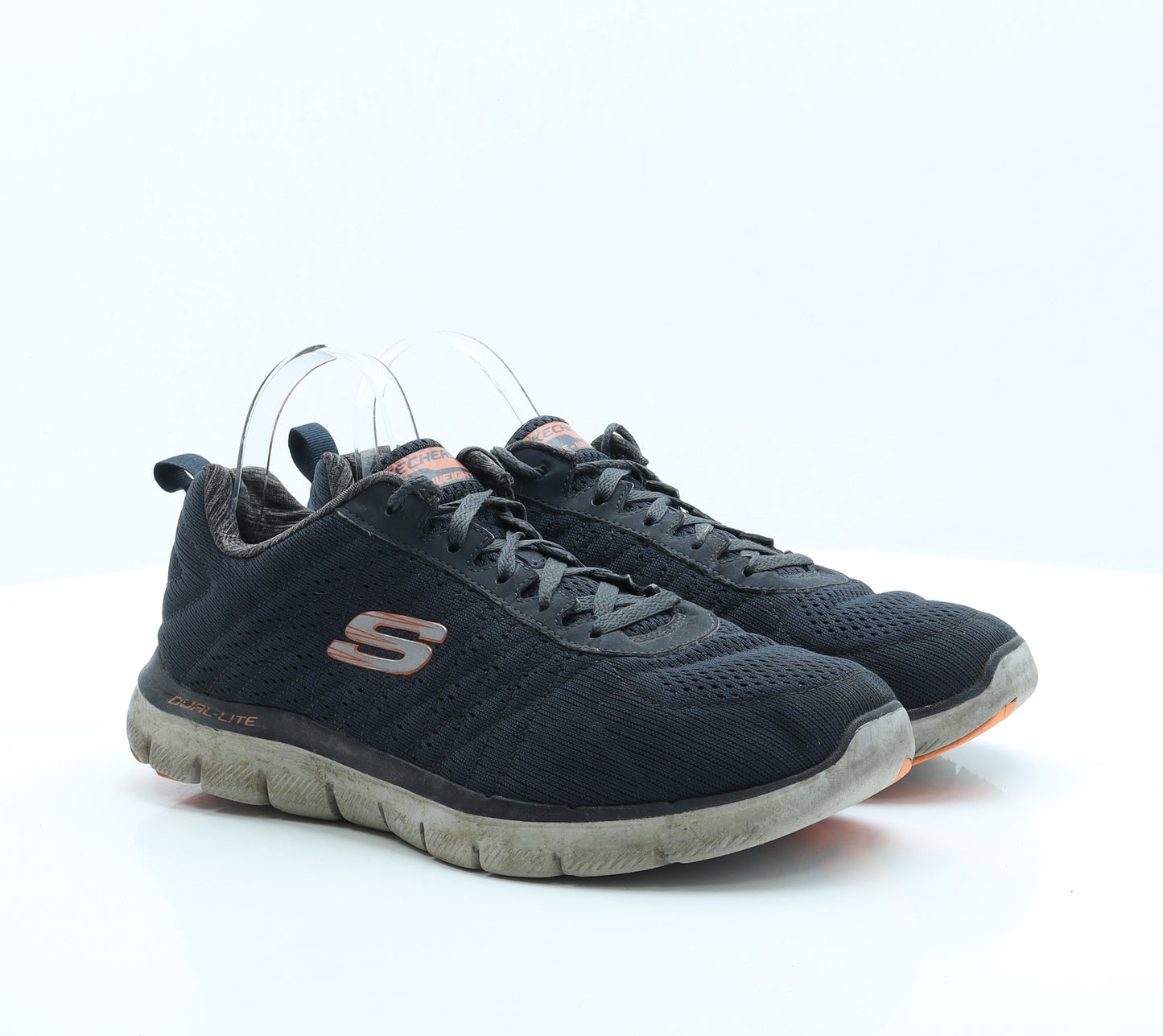 Skechers Mens Blue Fabric Trainer UK 9.5 EUR 44 US 10.5