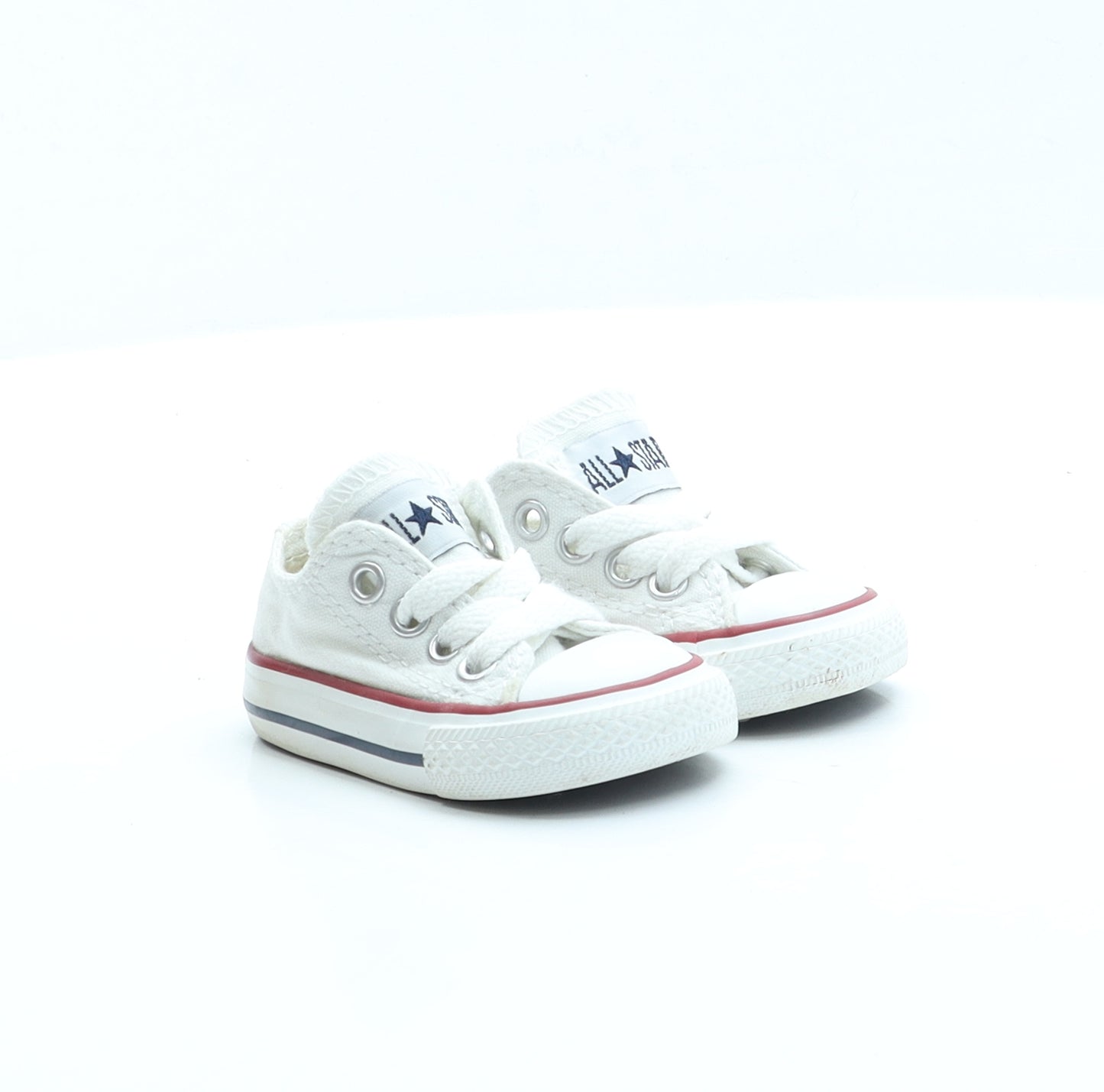 Converse Girls White Camel Trainer UK 2 EUR 18 - Baby