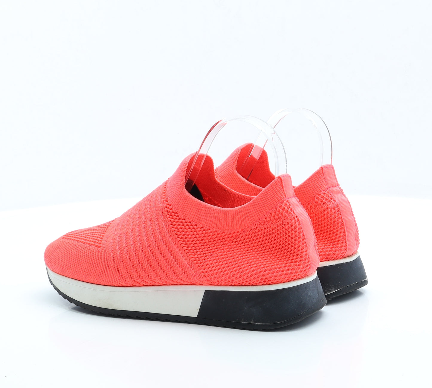 River Island Womens Pink Fabric Trainer UK 6