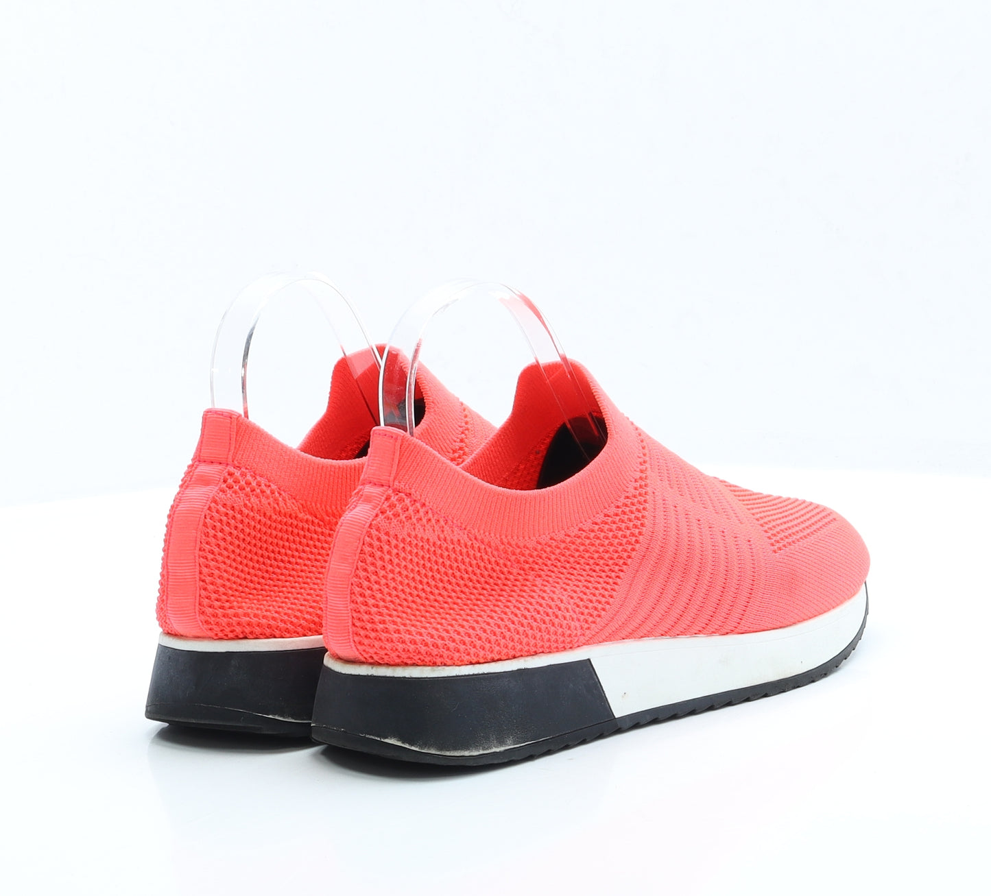 River Island Womens Pink Fabric Trainer UK 6