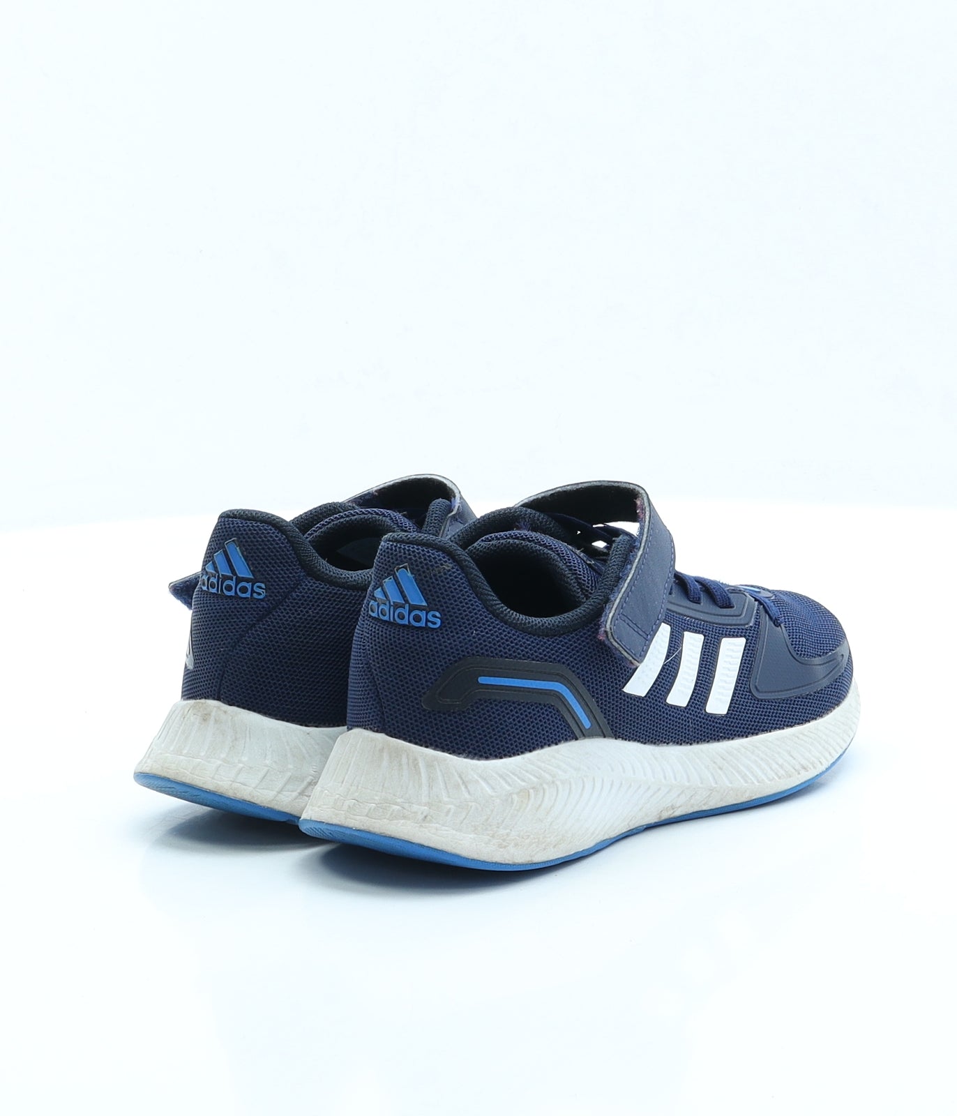 adidas Boys Blue Fabric Trainer UK 10
