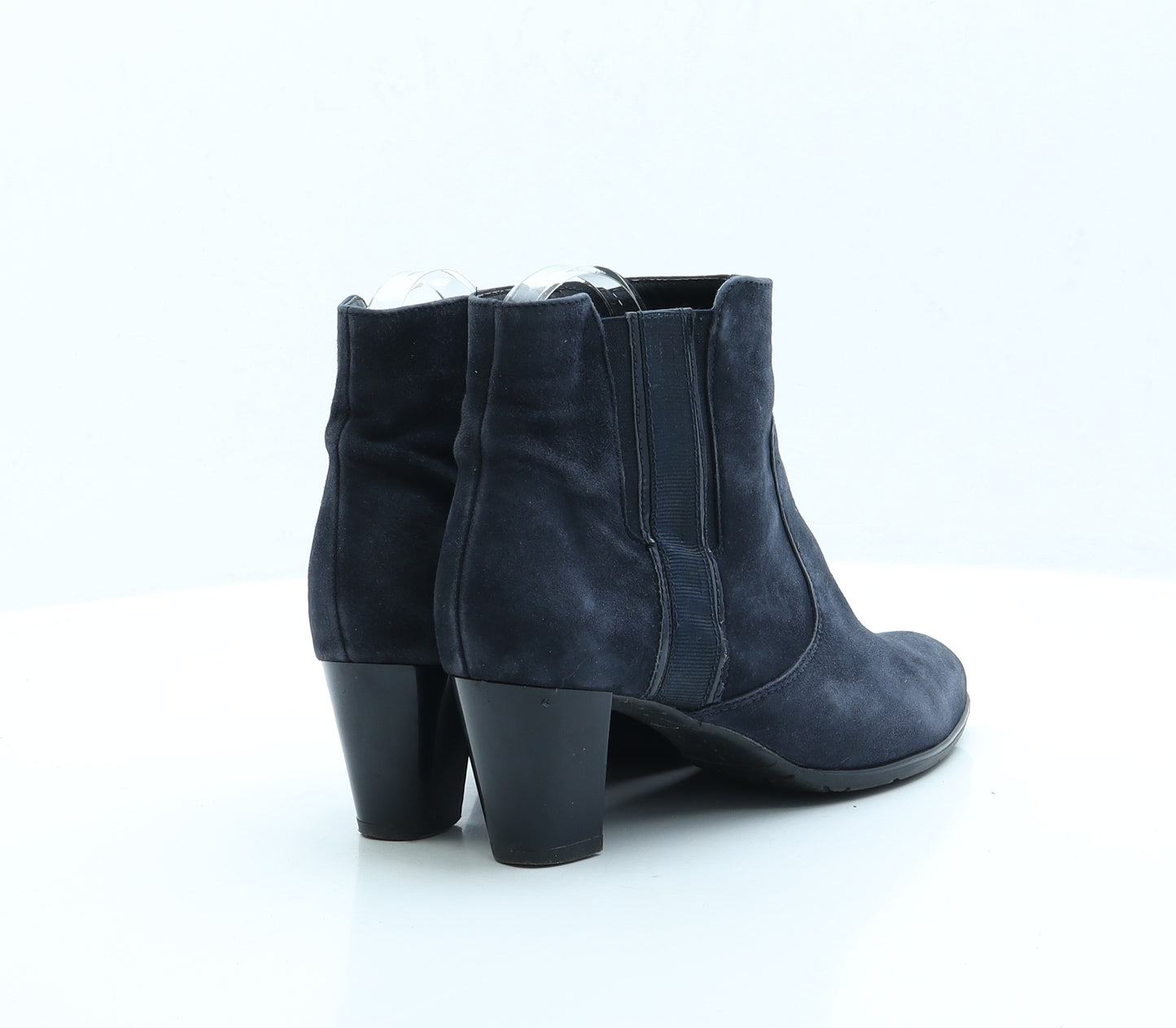 ara Womens Blue Faux Suede Bootie Boot UK 5