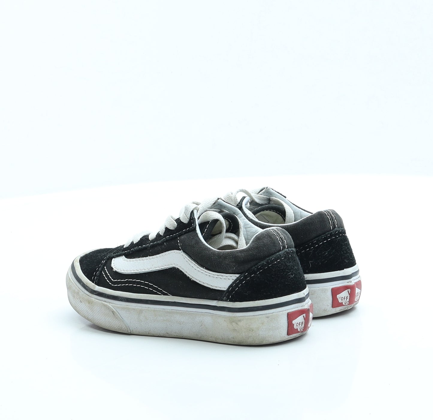 VANS Boys Black Fabric Trainer UK 10 - Unisex