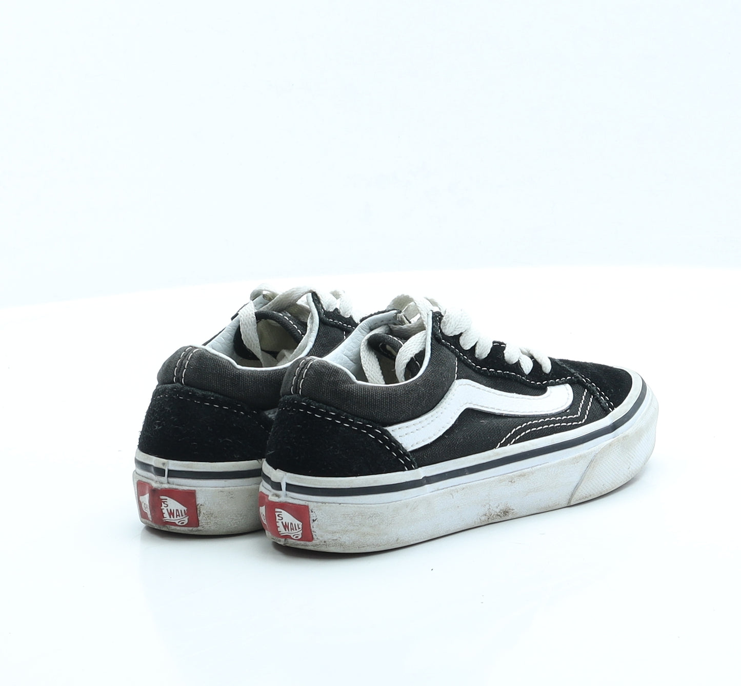 VANS Boys Black Fabric Trainer UK 10 - Unisex