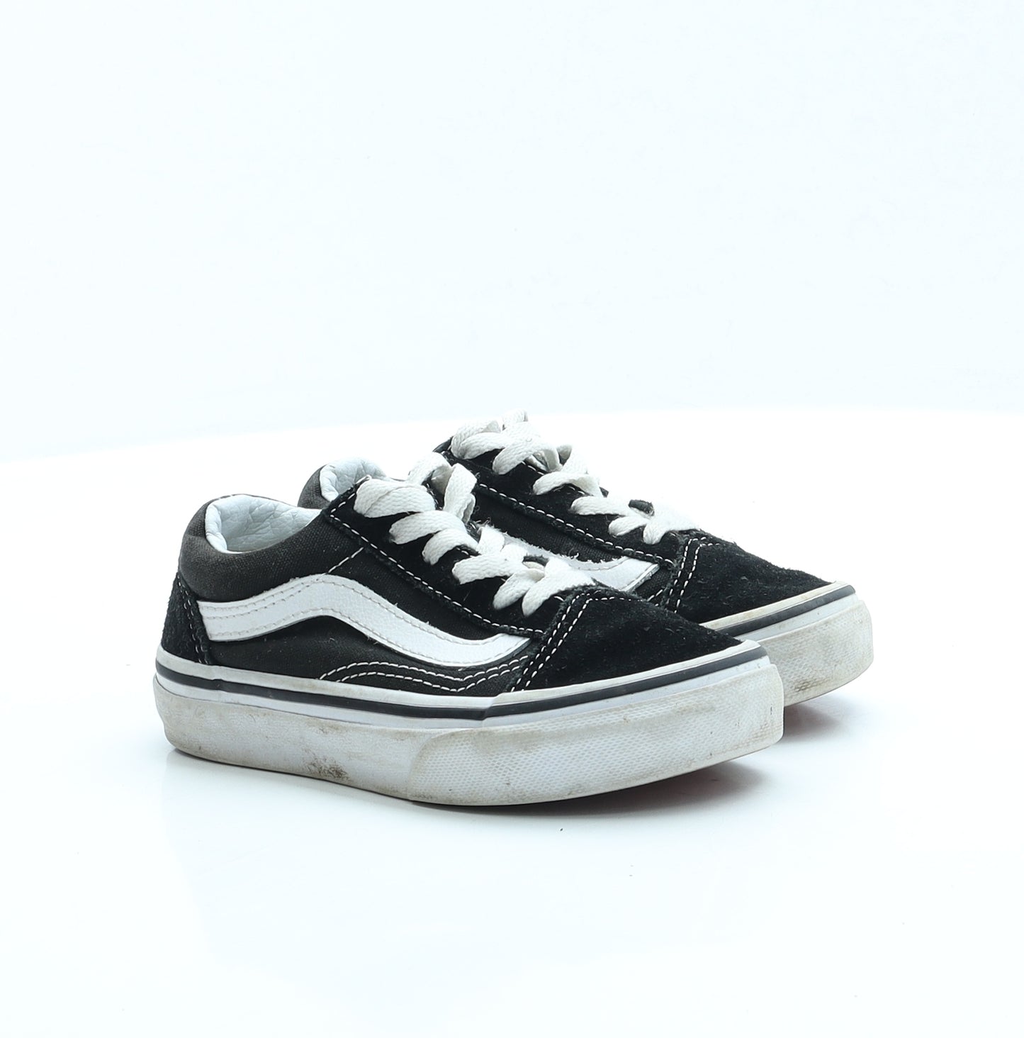 VANS Boys Black Fabric Trainer UK 10 - Unisex