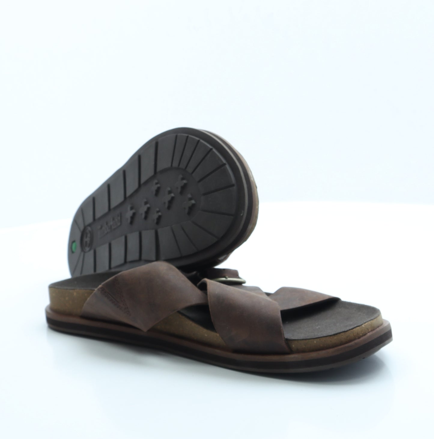 Timberland Mens Brown Polyester Slip On Sandal UK 12.5