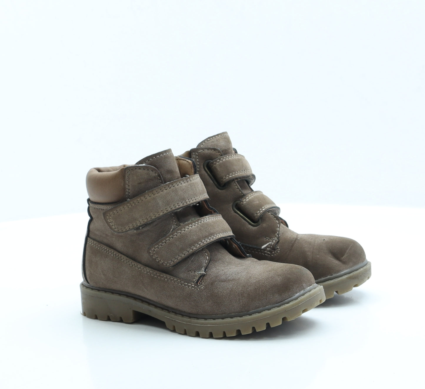 Boot Collection Boys Brown Polyester Combat Boot UK 11