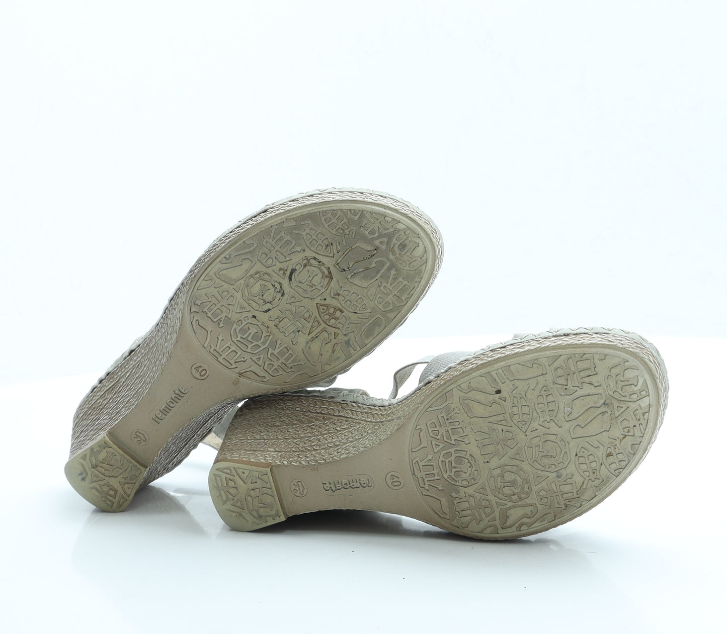 Remonte Womens Grey Polyester Slingback Flat UK 7 EUR 40