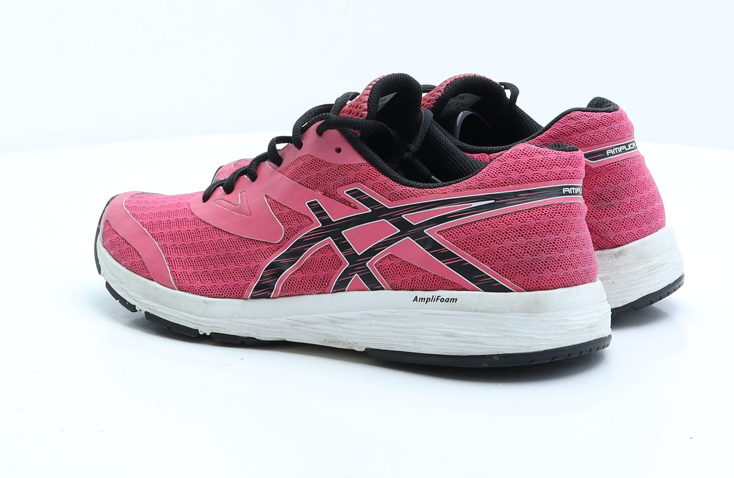 ASICS Womens Pink Polyester Trainer UK 8 EUR 42