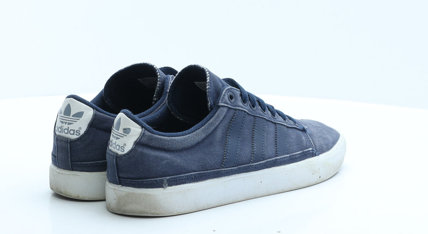 adidas Mens Blue Fabric Trainer UK 8 EUR 42