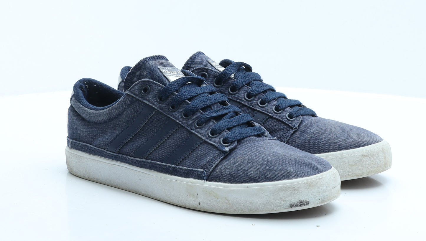 adidas Mens Blue Fabric Trainer UK 8 EUR 42