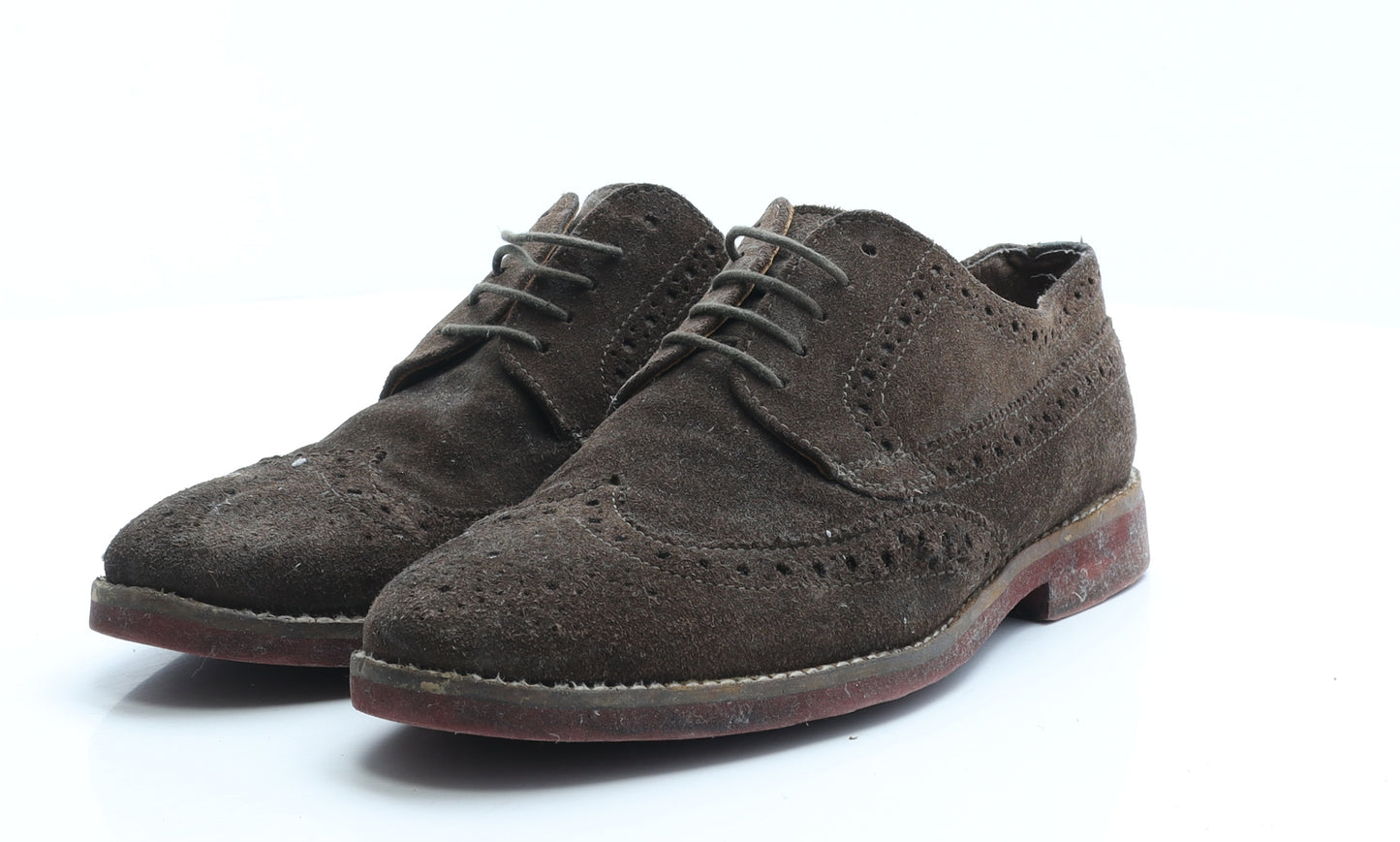 NEXT Mens Brown Leather Brogue Dress UK 6.5 EUR 40