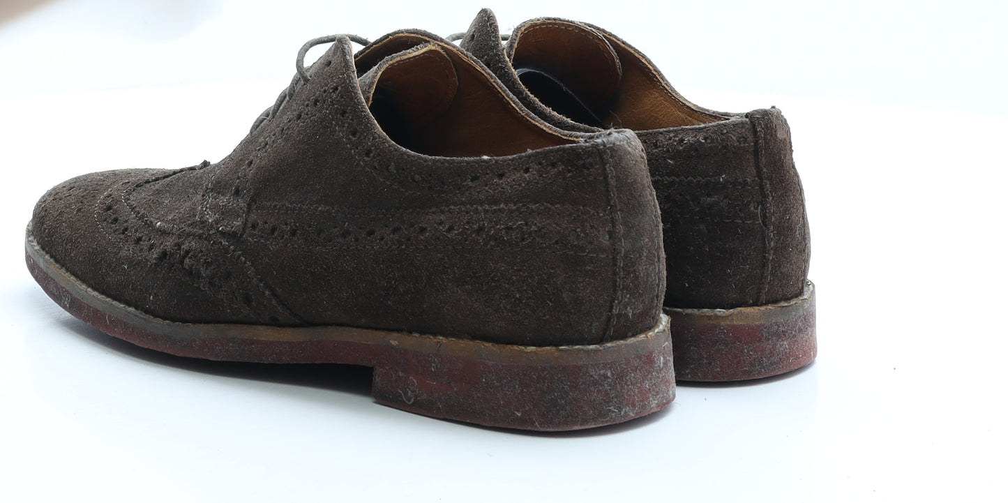 NEXT Mens Brown Leather Brogue Dress UK 6.5 EUR 40