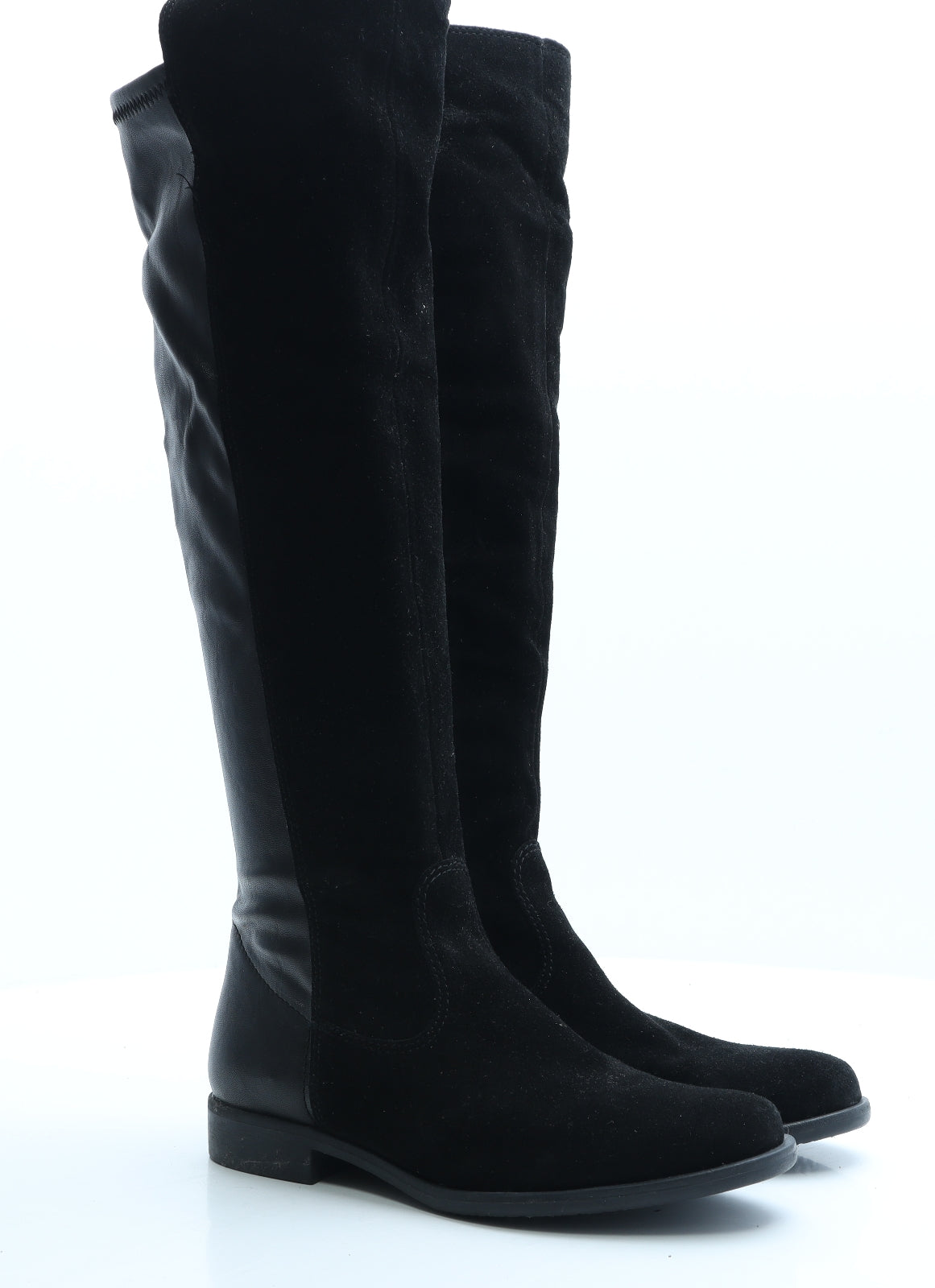 Tamaris Womens Black Faux Leather Slip On Boot UK 2 EUR 38