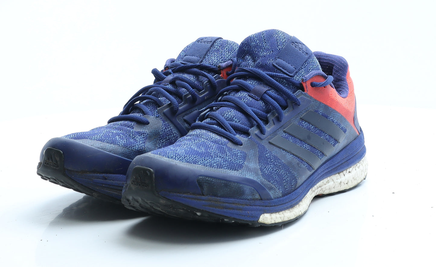 adidas Mens Blue Colourblock Polyester Trainer UK 9.5 EUR 44 - Supernova sequence