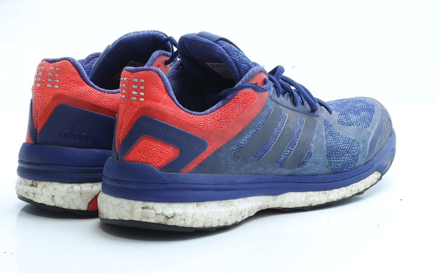 adidas Mens Blue Colourblock Polyester Trainer UK 9.5 EUR 44 - Supernova sequence