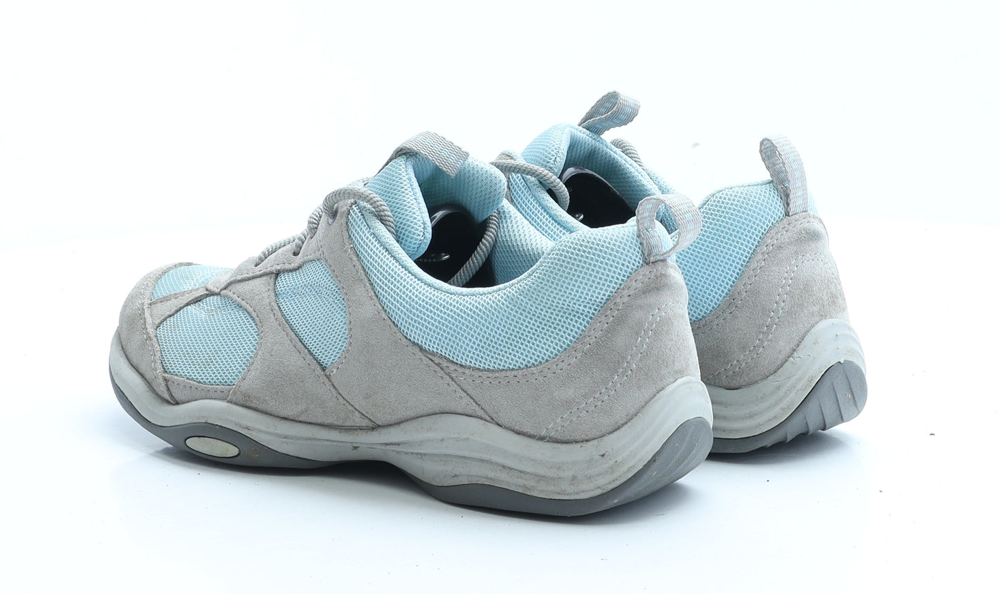 Clarks Womens Blue Polyester Trainer UK 6 EUR 39.5