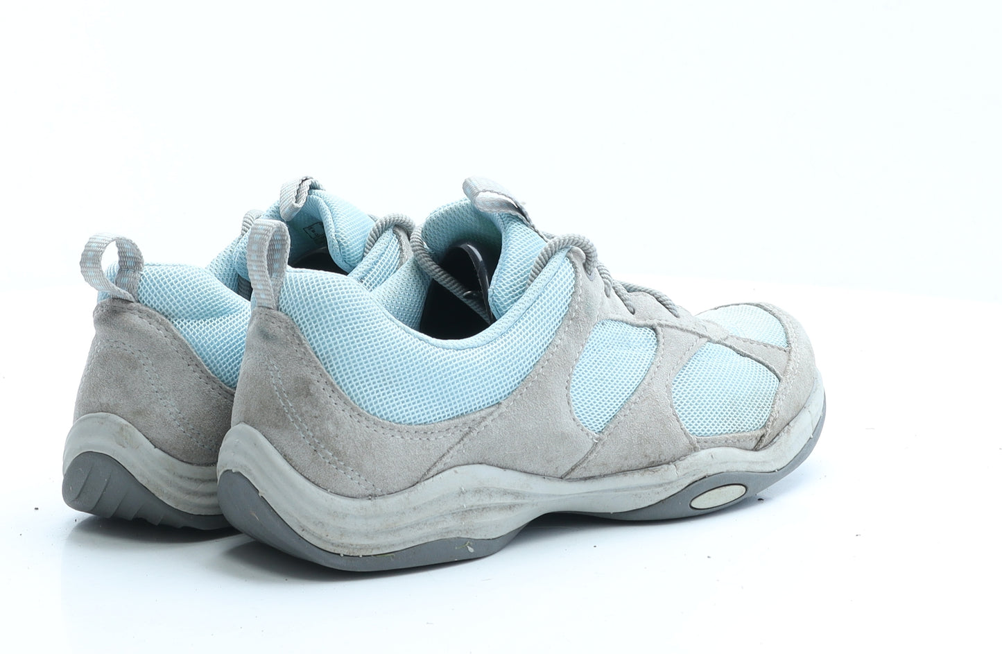 Clarks Womens Blue Polyester Trainer UK 6 EUR 39.5