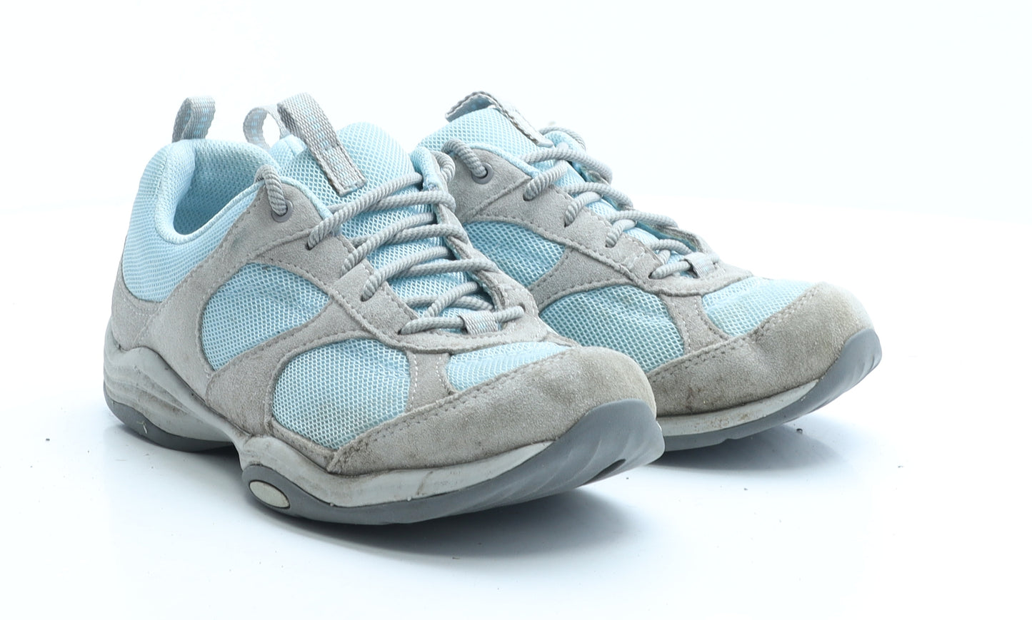 Clarks Womens Blue Polyester Trainer UK 6 EUR 39.5