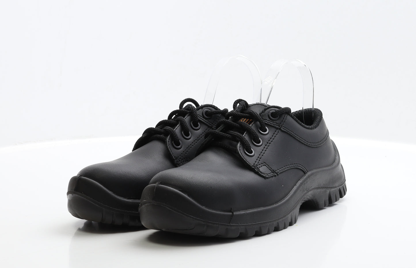 Sole Mate Womens Black Leather Boat Shoe Flat UK 5 EUR 38 - Unisex