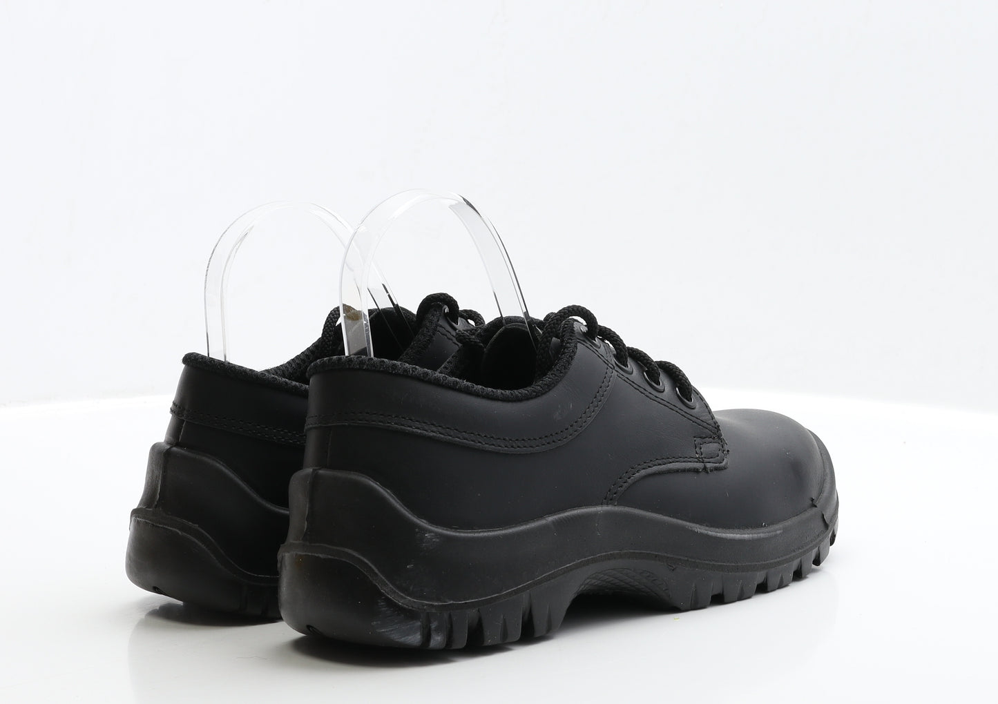 Sole Mate Womens Black Leather Boat Shoe Flat UK 5 EUR 38 - Unisex