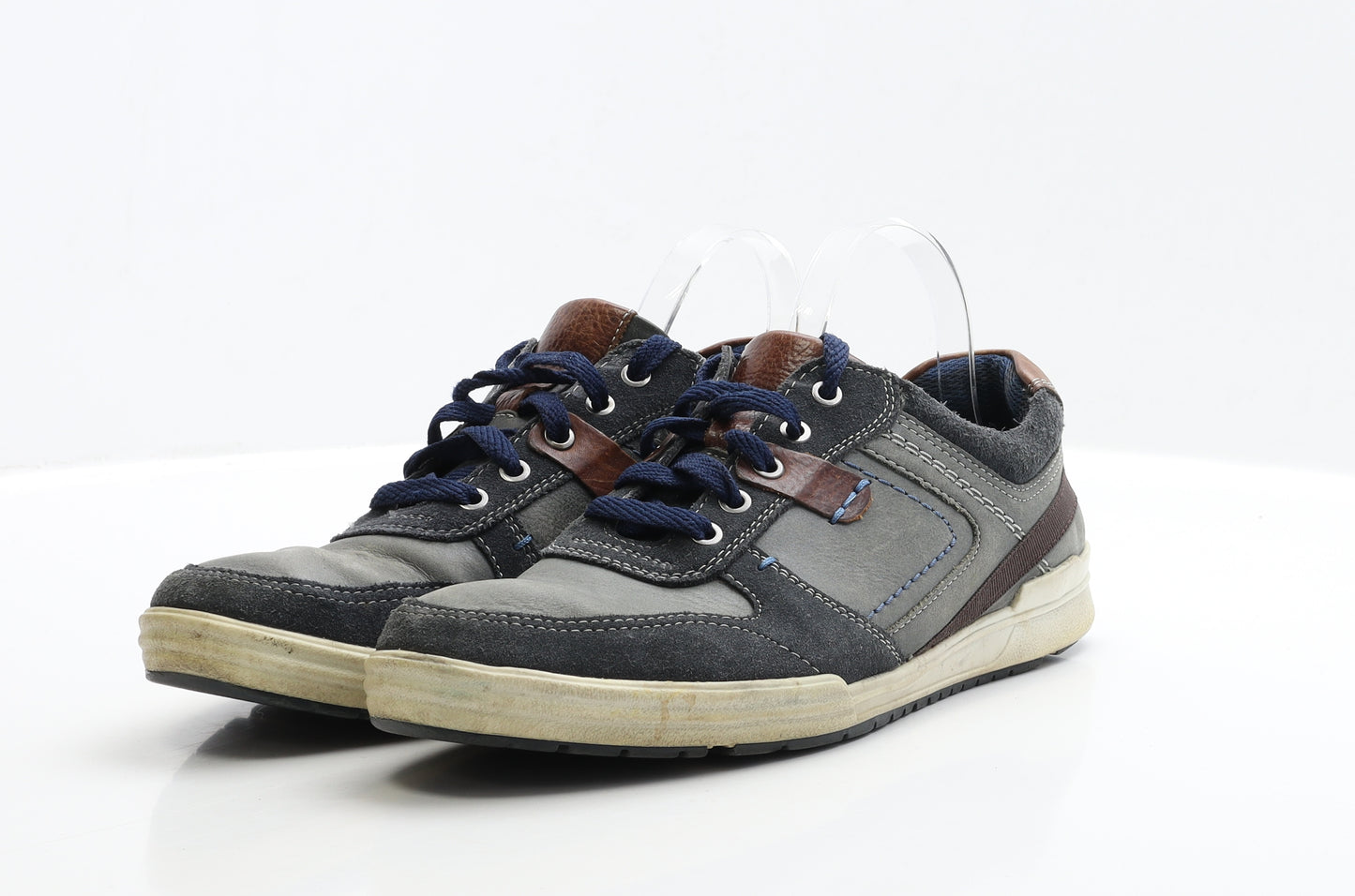 Pavers Mens Blue Polyester Trainer UK 8 EUR 42